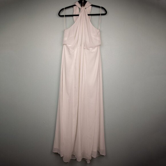 Modcloth Twist of Elate white maxi formal dress-16 - Picture 1 of 5